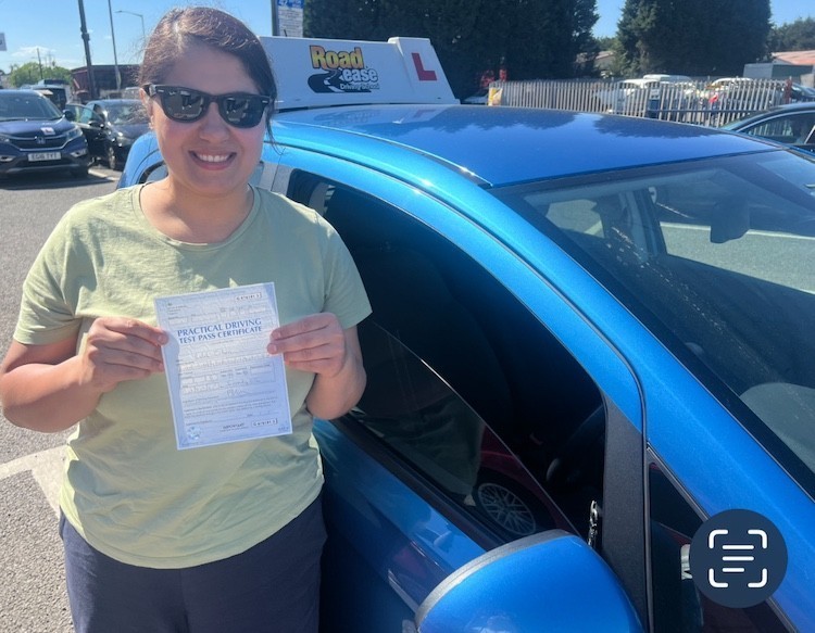 Betul Coban of Bridlington passed her practical driving test