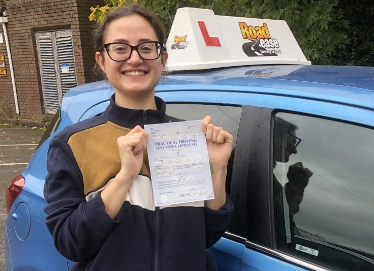 Ekaterina Ivanova of Bridlington customer review for RoadEase driving school