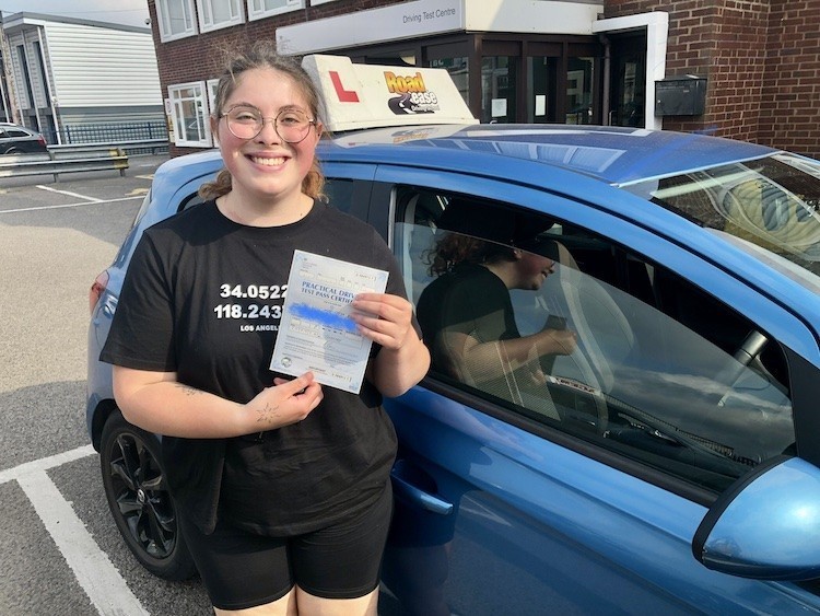 Lilly Mae Ballingher of Brislington passed her practical driving test